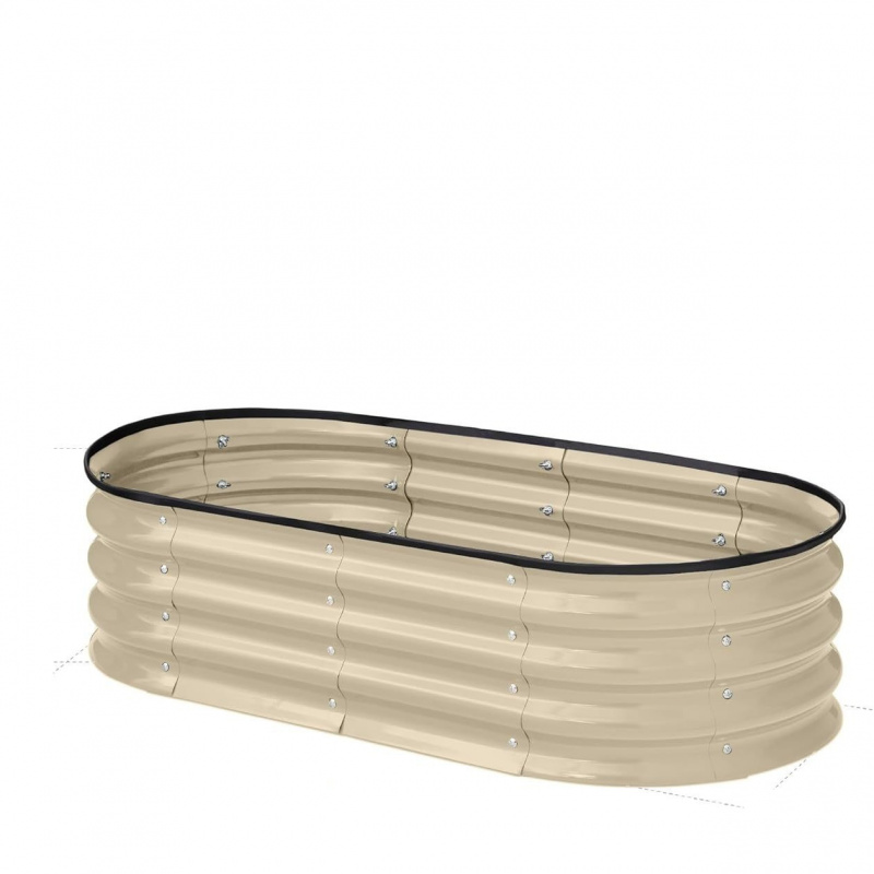 Plant Parenting - 1 STKS Ovale Gegalvaniseerde Staalplaat in