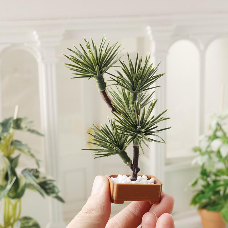 Plant Parenting - 1 Stuks 1/12 Poppenhuis Simulatie Pijnboom