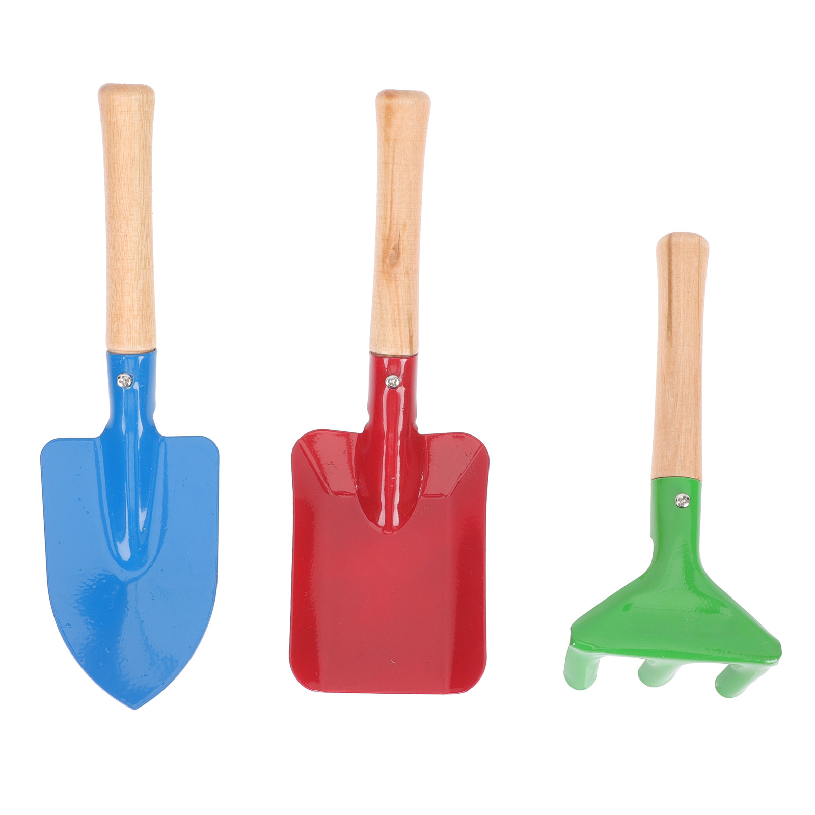 The Plant Parent - 1 set kindertuiggereedschap, houten handgreep, mini-tuinschep,