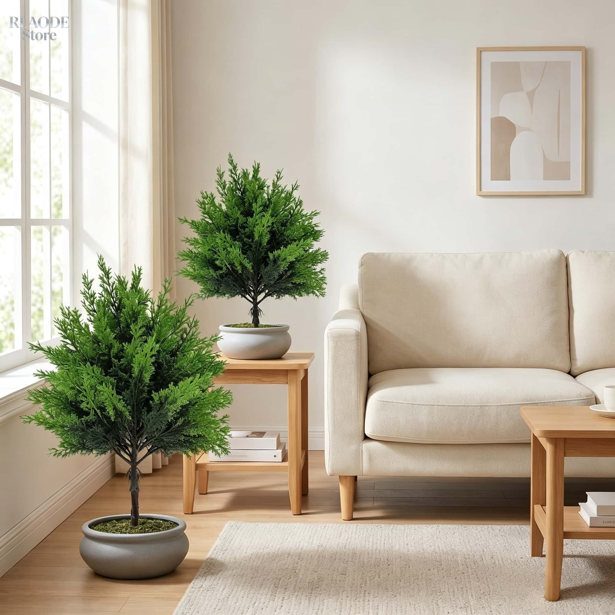 2 stuks kunstmatig groen voor  - Fiddle Leaf Fig recensie en prijs