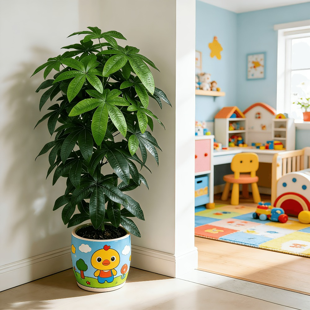 Een kunstmatige geldboom Pachi - Fiddle Leaf Fig recensie en prijs